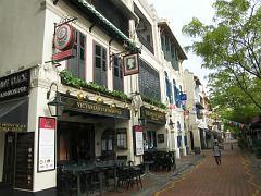 Pubs and restaurants at Boat Quay