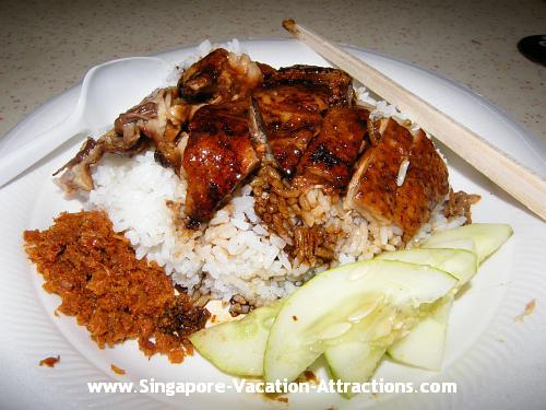 What to eat at Singapore Chinatown: Braised duck rice at Chinatown Hawker Centre