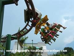 Pictures of Canopy Flyer at Universal Studios Singapore