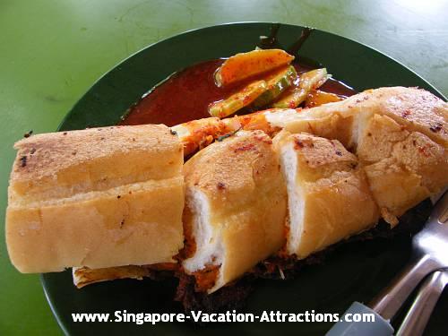 Roti John is one of the popular hawker food in Singapore