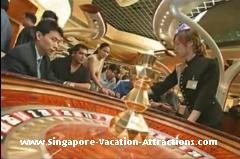 Casino of Marina Bay Sands Integrated Resort in Singapore