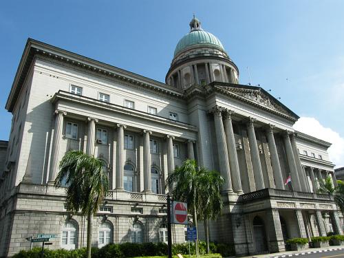 The Old Supreme Court Building, it is the last neo-classical colonial building built in Singapore