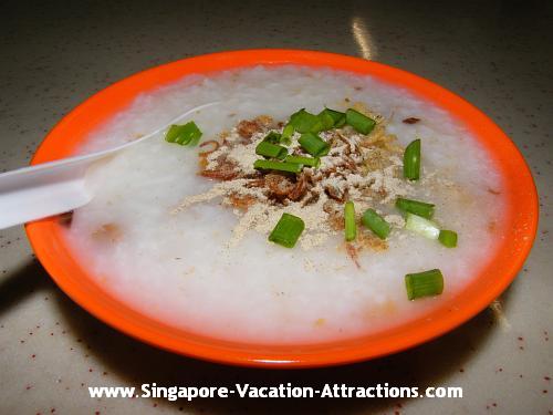 Cheap and yummy Peanut Porridge at Singapore Chinatown Hawker Centre