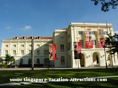 Colonial Buildings: Historical building at the north bank of Singapore River built during British colony time