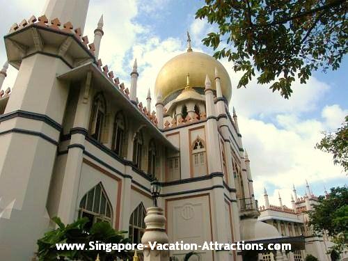 sultan mosque side view